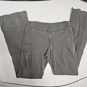 Brandy Melville Gray Flare Sweat Pants